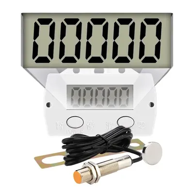 Digital Tally Counter Electronic Digital Display Counter Industry Tally Counter 6-digit Number Count