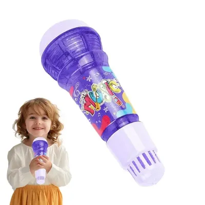 Kids Microphone Music Singing Toys Toddler Voice Amplifying Retro Microphone Toy For Singing And