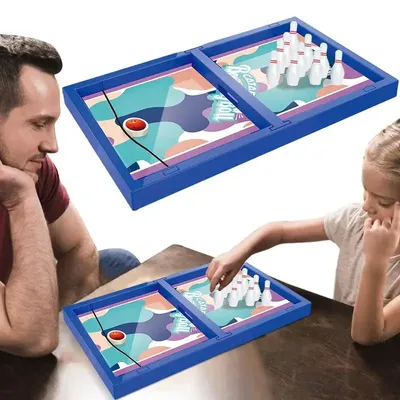 Tabletop Bowling Game Desktop Small Family Bowling Toys Indoor Table Top Bowling Games Small Bowling