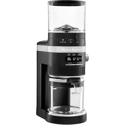 Burr Coffee Grinder - KCG8433 - Black Matte, 10 Oz