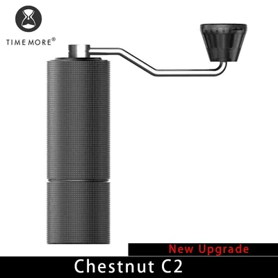 TIMEMORE Store Chestnut C2 Up Manual Coffee Grinder Stainless Steel Burr - Portable Adjustable