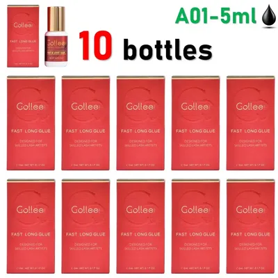 For Premium Salon Gollee 10Pcs 1s Dry Eyelash Glue Lash Bonder False Lash Extensions Adhesive
