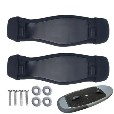Surf Board Foot Straps Surf Board Foot Fixing Belt PU Leather Fabric Surf Board Accessories For Beach Activity And Competitions