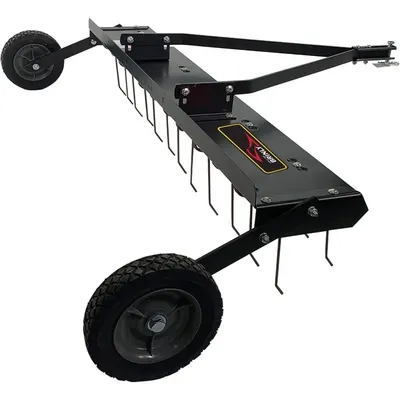 DT-480BH-A 48" Tow Behind Grass Dethatcher, Removes Thatch from Large Lawns in Less Time