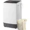 17.6lbs Full Automatic Washing Machine, 2 in 1 Portable Laundry Washer with Drain Pump, Compact