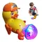 Musical Duck Toy Electric Music Toddler Duck Toy With Light Ball Moving Duck Toys Educational Toy