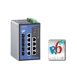 Moxa EDS-G509 Gigabit managed switch w/ 4 10/100/1000BaseT(X) and 5 10/100/1000BaseT(X) or 1000BaseSFP slot combo ports 0 to 60ï¿½C