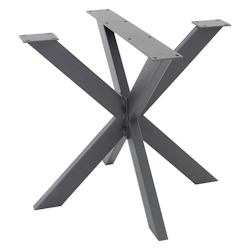 ML-Design Tischbeine X-Design 85x71x85 cm anthrazit aus Metall Image