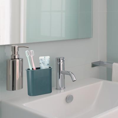 Wall Mount Toothbrush Holder Stand Self Adhesive Tooth Brush Holder for Toothbrush Toothpaste, 4.65