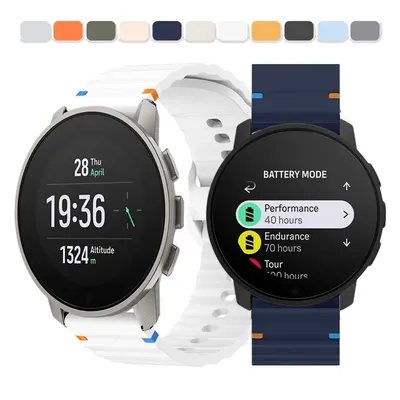22/20 mm Band für SUUNTO 9 PEAK/PRO Sport Weiches Silikonband für SUNNTO 9 Peak/5 PEAK/VERTICAL/3 Image