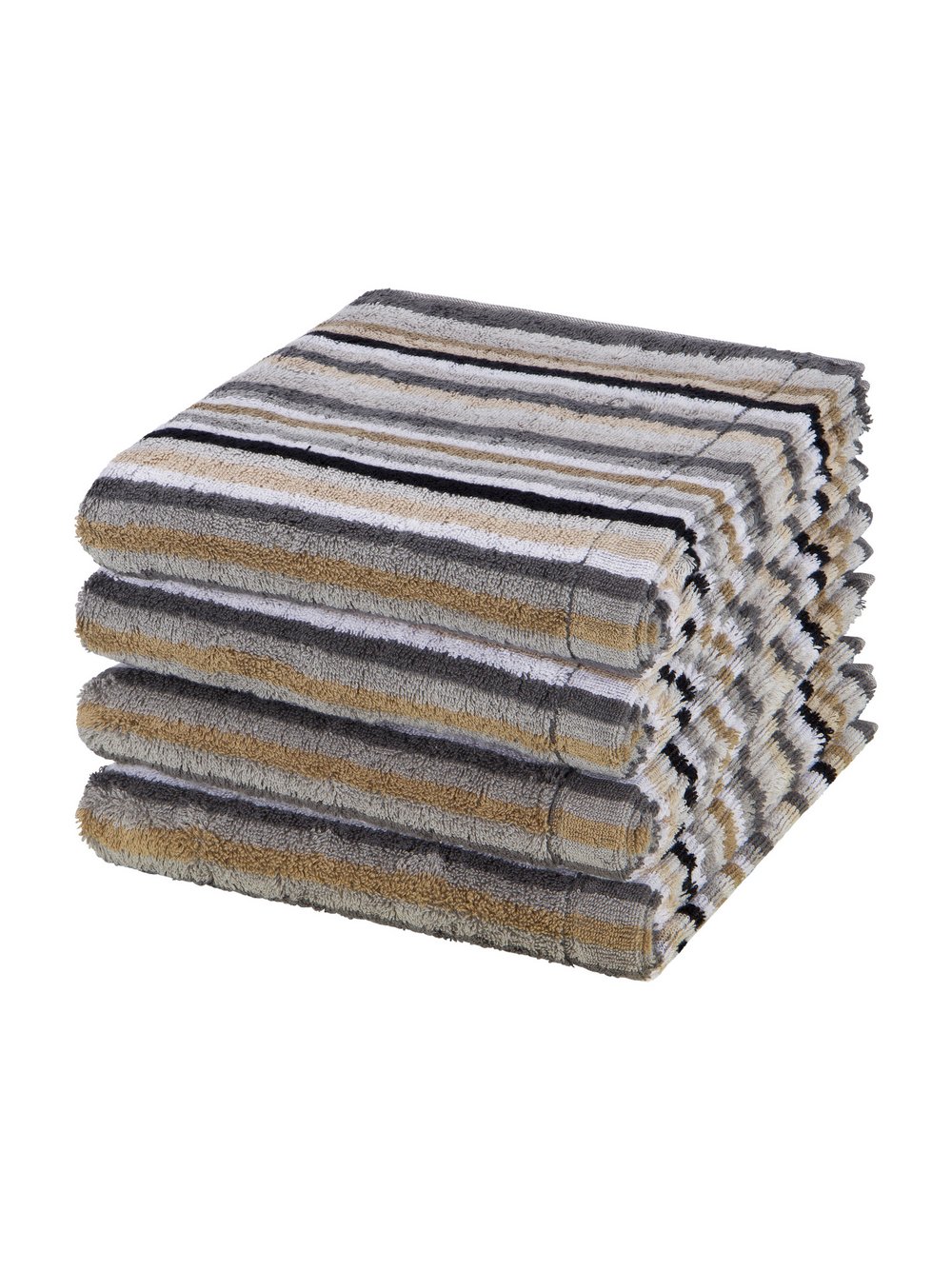 Cawö Handtuchset 4-teilig Damen grau, ONE SIZE Image