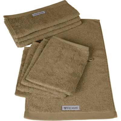 Handtuch Set ROSS "Sinfonie", braun (walnuss), 8 tlg., Frottier, Frottier, Obermaterial: 100% Baumwolle, Handtuch-Sets, beinhaltet Gästetücher und Waschhandschuhe Image