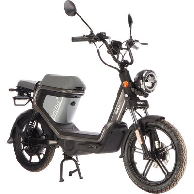 E-Motorroller SAXXX "Prima E", grau (grau, grau), Elektromotorroller, 25 km/h, B:68cm H:103cm L:172cm