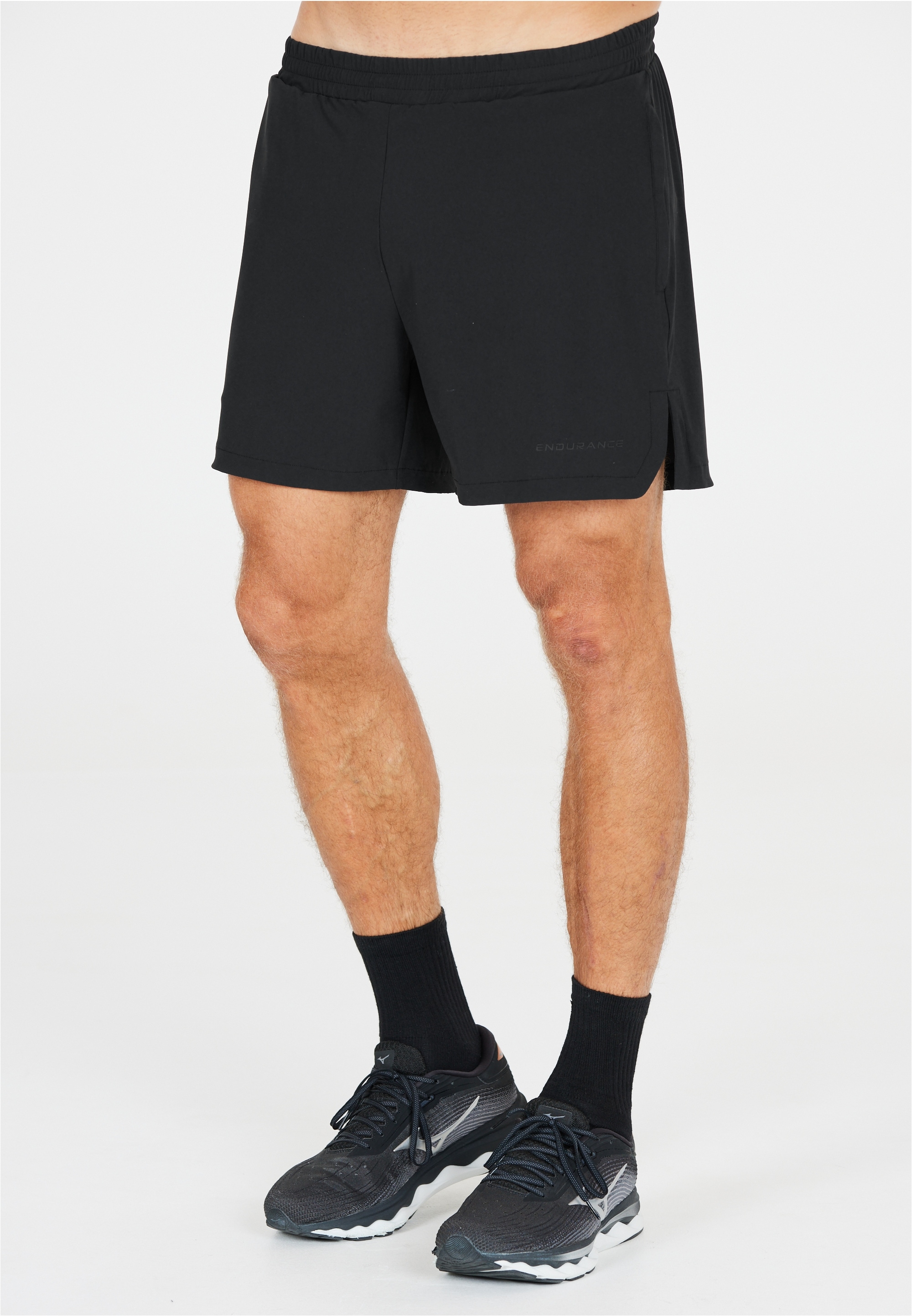 Shorts ENDURANCE "Dyne", Herren, Gr. XXL, US-Größen, schwarz, 79% Polyamid, 21% Elasthan, unifarben, kurz, Hosen Shorts, Mit Stretchfunktion und antistatischer Behandlung