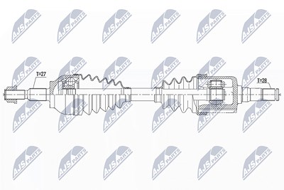 Nty Antriebswelle [Hersteller-Nr. NPW-FR-161] für Ford Image