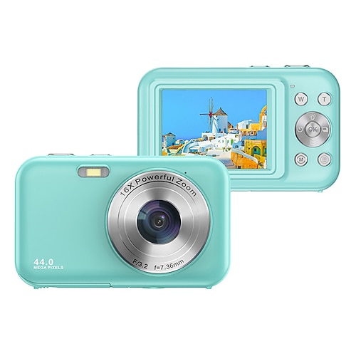 fotocamera digitale fhd 1080p fotocamera 44mp fotocamera digitale punta e scatta zoom 16x piccola fotocamera fotocamere digitali convenienti per i viaggi