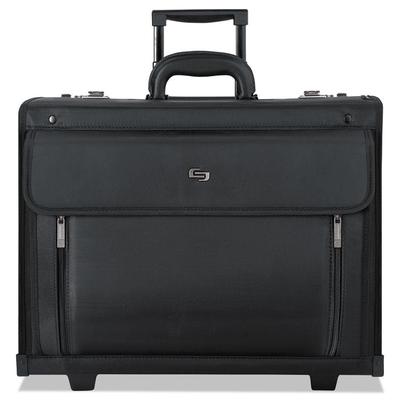 Solo Classic Rolling Catalog Case, Fits Devices Up to 16", Polyester, 18 x 8 x 14, Black (USLPV784) Each SOLO® Cases
