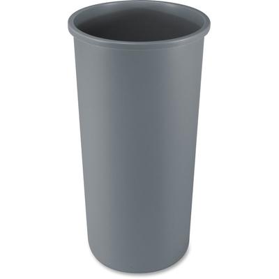 Rubbermaid Commercial Untouchable Round Container, 22 gal Capacity, Round, Crack Resistant, Durable, 30.1", x 15.8" Diameter, Gray, 4/Carton (RCP35460