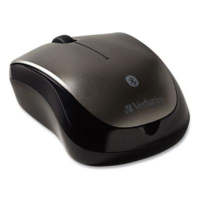 Verbatim Bluetooth Wireless Tablet Multi-Trac Blue LED Mouse, 2.4 GHz Frequency/30 ft Wireless Range, Left/Right Hand Use, Graphite (VER98590) Each Ve