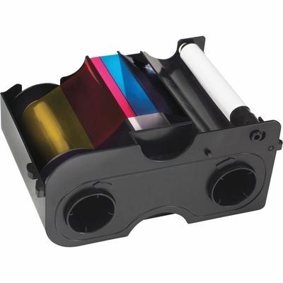 SICURIX Multi Color Thermal Resin Printer Ribbon, Black/Cyan/Magenta/Yellow (SRX45010) Each Sicurix® ID Badges & Supplies