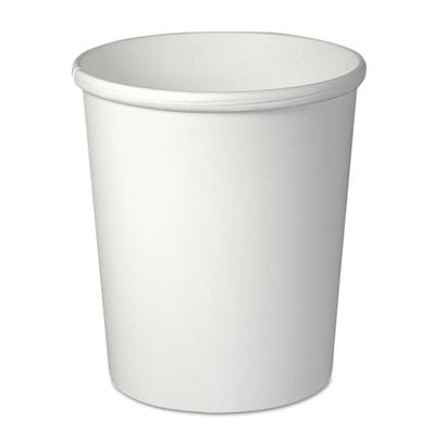 SOLO Flexstyle Double Poly Paper Containers, 32 oz, White, Paper, 25/Pack, 20 Packs/Carton (SCCH4325U) Case of 500 SOLO® Food Containers & Lids