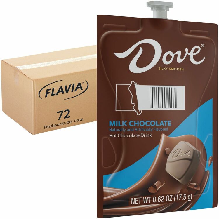 Dove Dove Hot Chocolate - Chocolate - 72 / Carton (LAV48000) Case of 72 Flavia™ Hot Chocolate/Cocoa