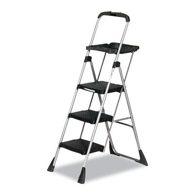 Cosco Max Work Platform, 55" Working Height, 225 lb Capacity, 3 Steps, Steel, Black (CSC11880PBL1E) Each Cosco® Step Stools & Ladders