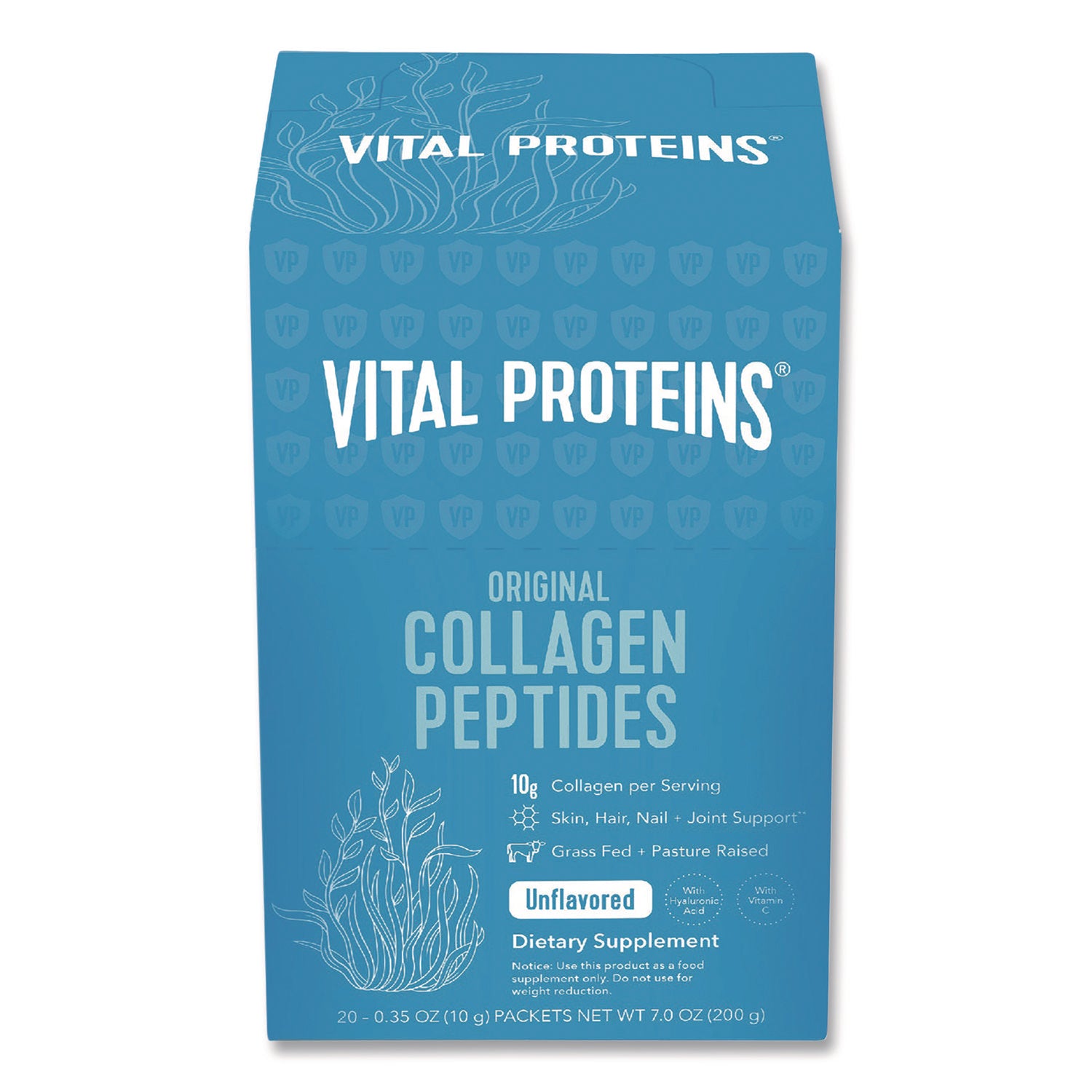 VITAL PROTEINS Collagen Peptides Powder, Unflavored, 0.3 oz Packet, 20/Box (VTPVVP00539) Each VITAL PROTEINS® Drink Mixes