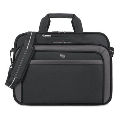 Solo Pro CheckFast Briefcase, Fits Devices Up to 17.3", Polyester, 17 x 5.5 x 13.75, Black (USLCLA3144) Each SOLO® Cases