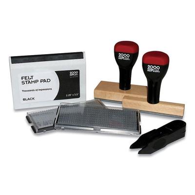 COSCO 2000PLUS Custom Stamp Kit, Black Ink (COS030968) Each Cosco® Stamps