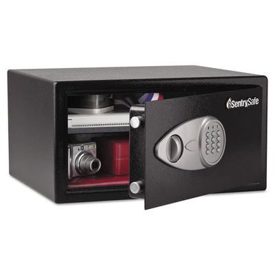 Sentry Safe Electronic Lock Security Safe, 1 cu ft, 16.94w x 14.56d x 8.88h, Black (SENX105) Each Sentry® Safe Safes