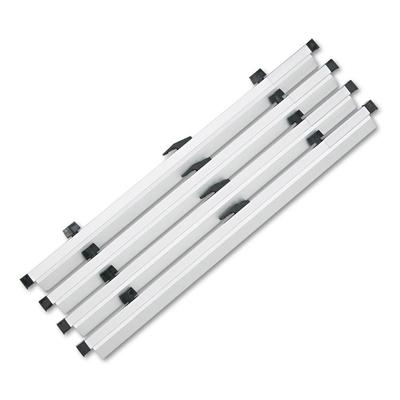 Safco Sheet File Hanging Clamps, 100 Sheets Per Clamp, 24" Length, 6/Carton (SAF50026) Case of 6 Safco® Sheet File Racks/Clamps