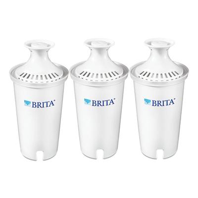 Brita Water Filter Pitcher Advanced Replacement Filters, 3/Pack (CLO35503) Case of 3 Brita® Water Filters