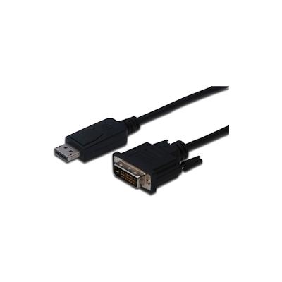 DIGITUS DisplayPort Adapterkabel DP-DVI 2.0m DP 1.1a sw.