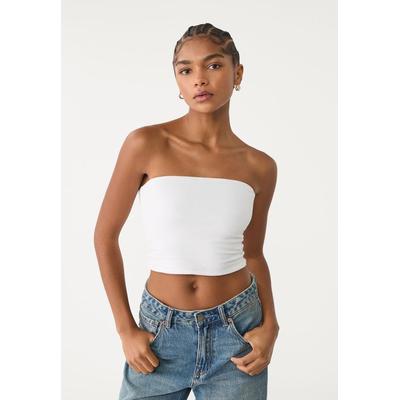 Stradivarius Bandeau top White XS