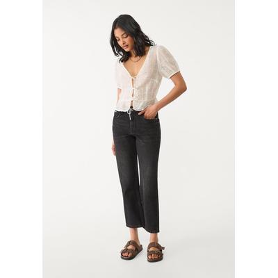 Stradivarius 1460 Mom fit jeans Washed black 8