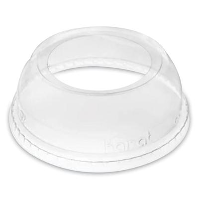 Karat PET Lids, Wide Opening Dome, Fits 12 oz to 24 oz Cold Cups, Clear, 1,000/Carton (KRTCKDL626WH)