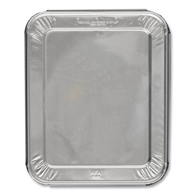 Handi-Foil 204930100FC Half Steam Table Pan Lids, Full Curl, 11.16 x 0.62 x 12.75, 100/Carton - Case of 100 HFA204930100FC