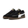 Sneaker PUMA "PUMA Club II Era Sneakers Erwachsene", Gr. 47, schwarz-weiß (schwarz, weiß gold), Obermaterial: Kuhleder, Synthetik; Futter: Textil, Synthetik; Innensohle: Textil; Laufsohle: Gummi, Schuhe