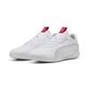 Sneaker PUMA "Scuderia Ferrari HP Neo Cat 3.0 Sneakers Erwachsene", Gr. 45, weiß (weiß silber metallic), Obermaterial: Synthetik, Textil; Futter: Textil; Innensohle: Textil; Laufsohle: Gummi, Schuhe
