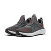 Laufschuh PUMA "Softride Enzo 5 Laufschuhe Erwachsene", Gr. 40, grau (cool schwarz gray for all time rot weiß), Obermaterial: Synthetik, Textil; Futter: Textil; Innensohle: Textil; Laufsohle: Gummi, Schuhe