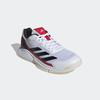 Tennisschuh ADIDAS PERFORMANCE "COURTQUICK PADEL", Gr. 43, bunt (cloud weiß, core schwarz, lucid rot), Textil, Synthetik, sportlich, Schuhe, Padelschuh