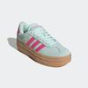 Sneaker ADIDAS SPORTSWEAR, Gr. 40, grün (halo mint, pulse magenta, gum 3), Leder, Synthetik, sportlich, Schuhe, Design auf den Spuren des adidas Gazelle Bold, Topseller