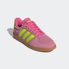 Sneaker ADIDAS SPORTSWEAR "BREAKNET SLEEK", Gr. 38, rosa (pulse magenta, lucid lemon, bliss pink), Leder, Synthetik, sportlich, Schuhe
