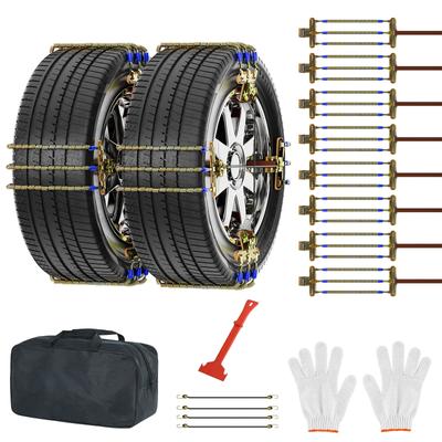 Upgraded Snow Chains for All Car Models,Anti Slip Tire Traction Chains