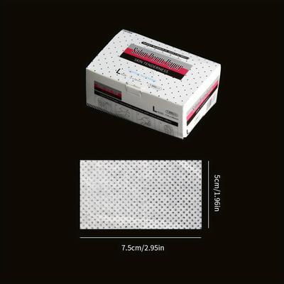 TEMU 1000-pack Ultra-thin Hair Perm Paper, Disposable Styling Sheets For Curling, For Salon & Home Use, Hair Care Tools & Accessories For Normal Image