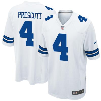 Dallas Cowboys Nike Game Auswärtstrikot - Weiß - Dak Prescott Image