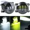 Fendinebbia a LED interruttore a doppio colore bianco e giallo per Renault Megane 2 3 Duster Sandero Fluence Koleos Kangoo Thalia Laguna Twingo