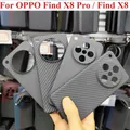 Per Oppo find X8 Pro Custodie Coperture in fibra di carbonio Cover per telefono antiurto per OPPO Find X8 Custodia in fibra aramidica Accessori per telefoni