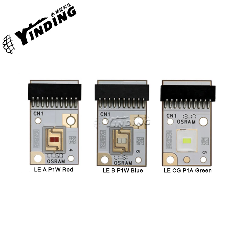 1PCS OSTAR®Potenza di proiezione, LE A P1W 40/60W LED ad alta potenza 616-624NM rosso 444-465NM blu 520NM verde Chip proiettore LED